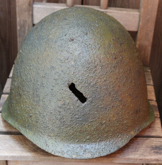 Soviet helmet SSh39 / from Stmolensk