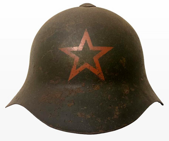 Soviet helmet SSh36 / from Murmansk