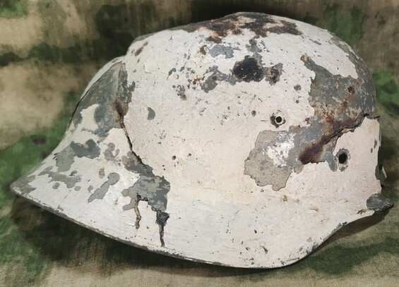 Winter Camo helmet M35 / from Stalingrad
