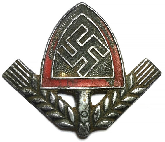 RAD cap badge / from Leningrad