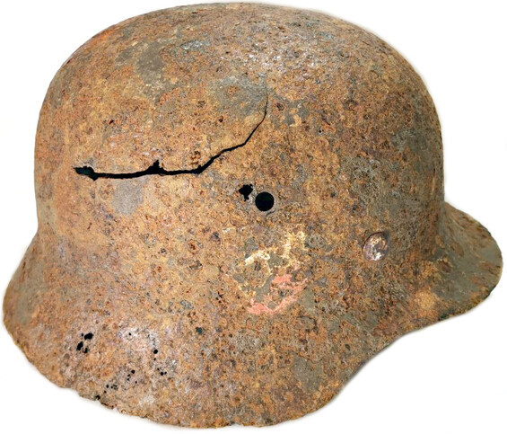 German helmet M35 / from Dukhovshchina