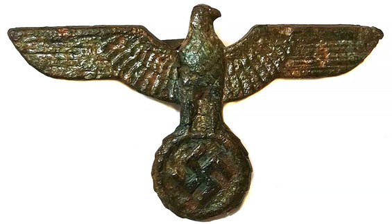 Wehrmacht visor hat eagle / from Vladikavkaz