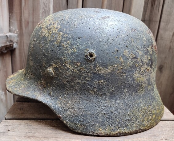 Luftwaffe helmet M40 / from Novgorod