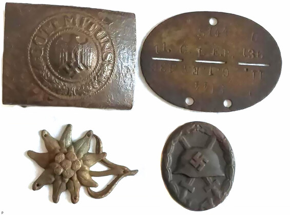 WWII German items from a personal collection