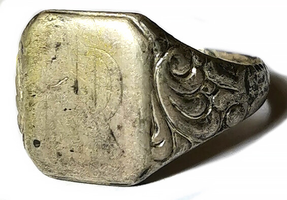 German Ring with initials / from Stalingrad