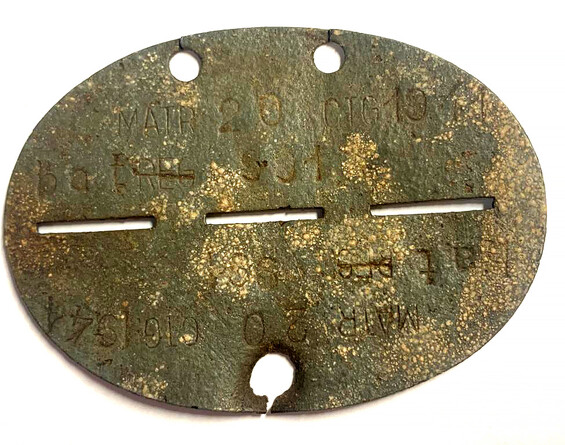 Romania Dogtag  / from Stalingrad