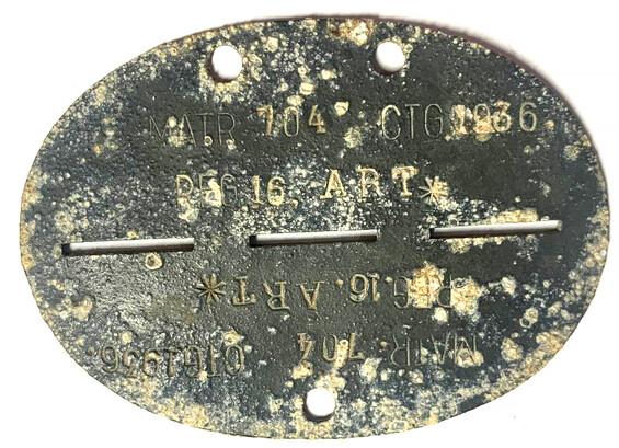 Romania Dogtag  / from Stalingrad