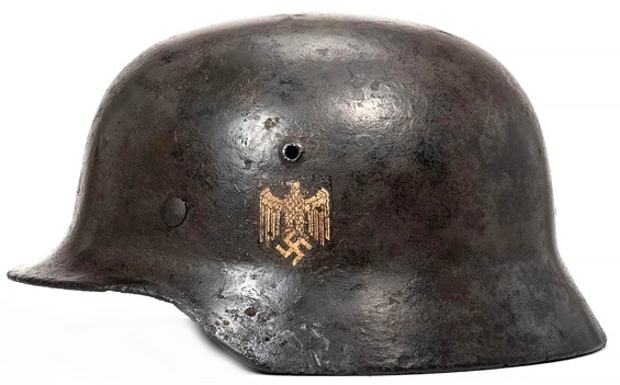 German helmet M35 DD / from Leningrad