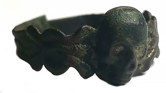 German ring with skull / from Konigsberg