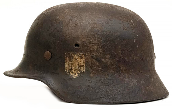 German helmet M40 / from Rzhev
