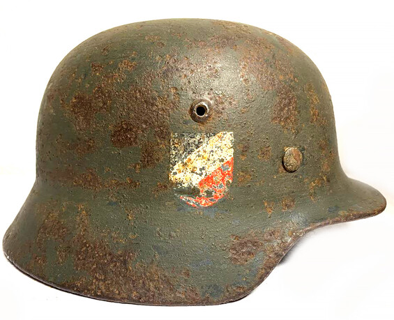 German helmet M35  DD / from Stalingrad