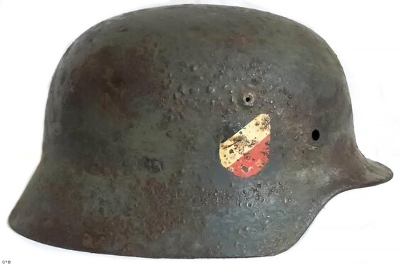 Wehrmacht helmet M35 DD / from Kholm