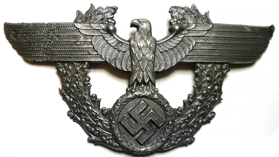 Cockade Nazi police shako / from Königsberg