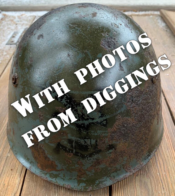 WW2 Italian helmet / from Voronezh