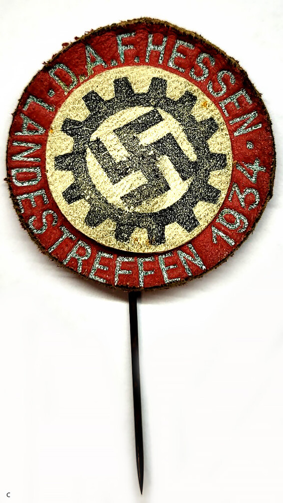 German organization badge D.A.F. 