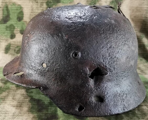 German helmet M40 / Demyansk Stalingrad