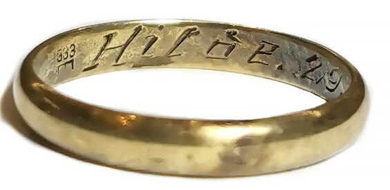 Gold wedding ring / from Konigsberg