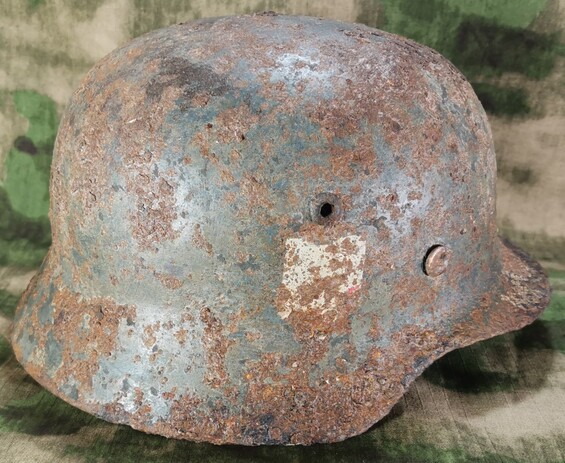German helmet M35 DD / from Konigsberg