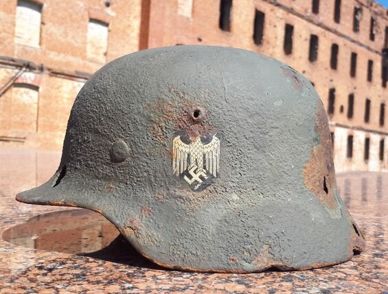 Steel helmet М35 from Stalingrad