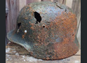 German helmet M35 / from Smolensk