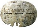 German dogtag 1.PZ.ABW.ERS.ABT.9 / from Stalingrad