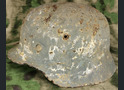 German helmet M35 / from Stalingrad