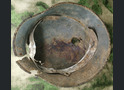 German helmet M35 / from Stalingrad