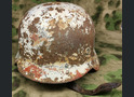 WW2 winter camo German helmet