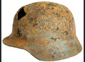 German helmet M35 / from Demyansk pocket