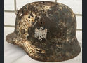 Winter camo helmet M35 DD / from Stalingrad