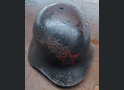 Soviet helmet SSh39 / from Leningrad 