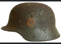 Waffen SS helmet M35 DD / from Karelia