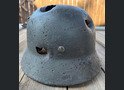 Wehrmacht helmet M40 / from Demyansk