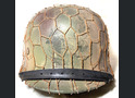 Restored German helmet M40, Waffen SS