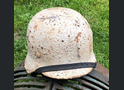 Winter camo helmet M35 (3rd Jaeger Division of the Wehrmacht) / from Murmansk 