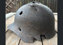 Soviet helmet SSh36 / from Stalingrad