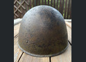 Soviet helmet SSh40 / from Stalingrad 