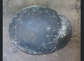 Winter camo German helmet M40 / from Stalingrad