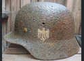 Wehrmacht helmet M40 / from Stalingrad