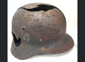 Waffen SS helmet M40 / from Novgorod