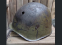 Soviet helmet SSh40 / from Leningrad