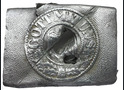 Wehrmacht belt buckle "Gott mit Uns" / from Stalingrad