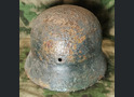 German helmet M35 / from Smolensk