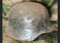 German helmet M35 / from Smolensk