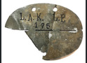 German dogtag I./ A.R.160 (60th Infantry Division (Wehrmacht) / from Stalingrad