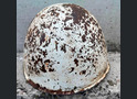 Winter camo Soviet helmet SSh39 / from Leningrad 