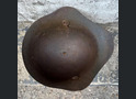 Winter camo Soviet helmet SSh36 / from Leningrad 