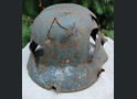 German helmet M40 / from Stalingrad 