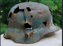 German helmet M40 / from Stalingrad 