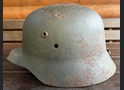 Hungarian helmet M37 / from Karelia